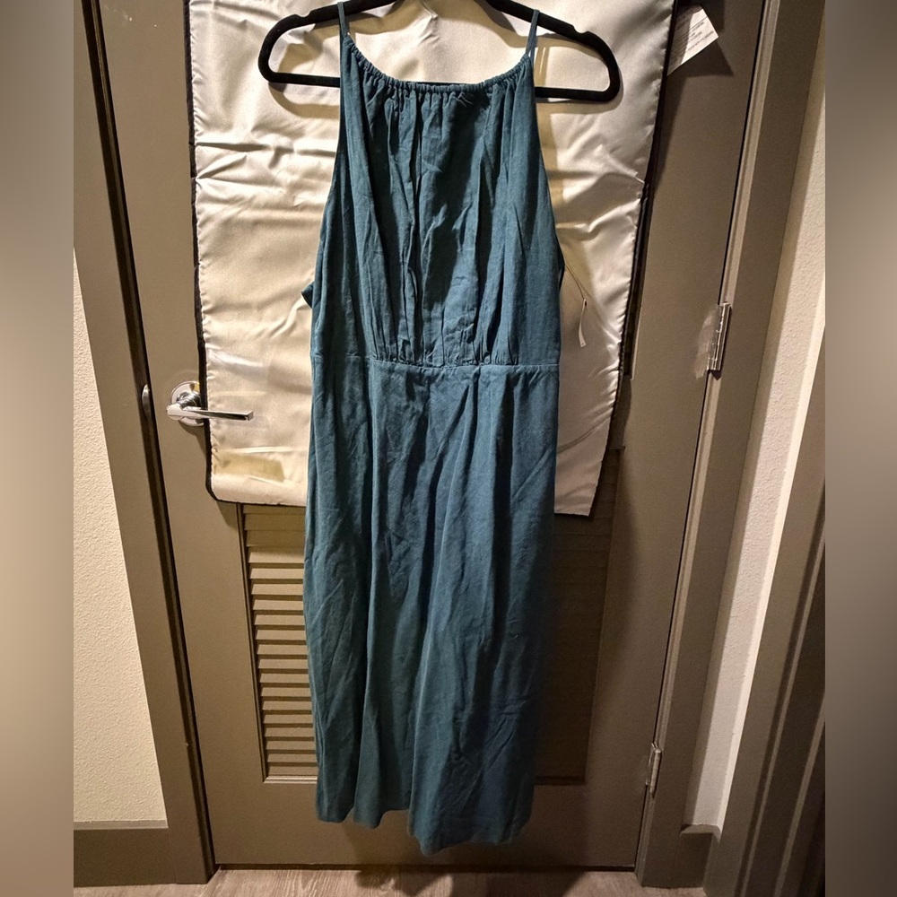 Banana Republic Green Halter Dress NWT - Picture 6 of 7